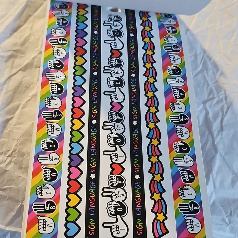 NWT Recollections Sign Language Sticker Pack - Multicolor 479pcs